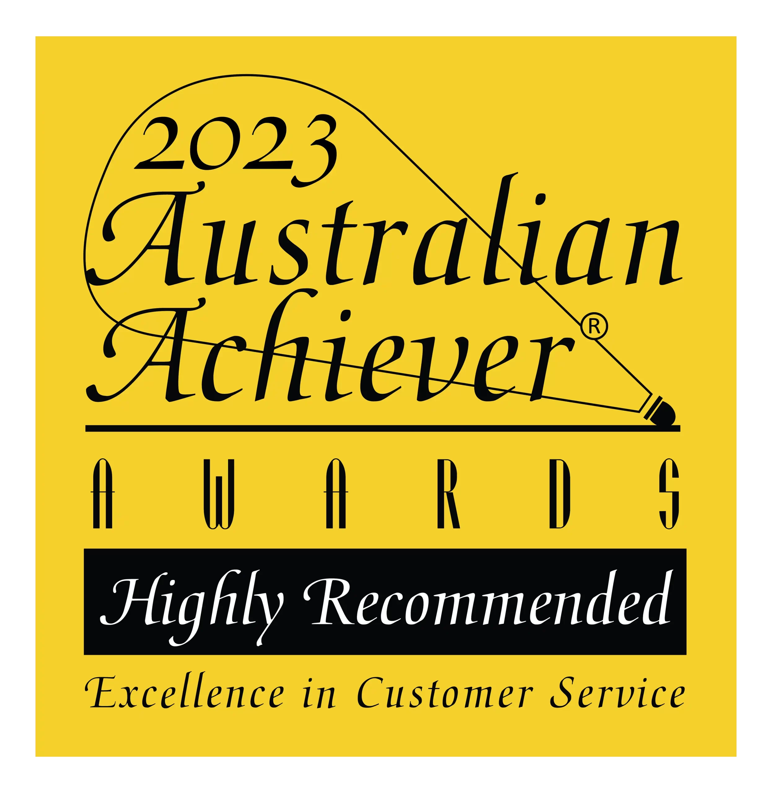 australian achiever award highly recommended 2023